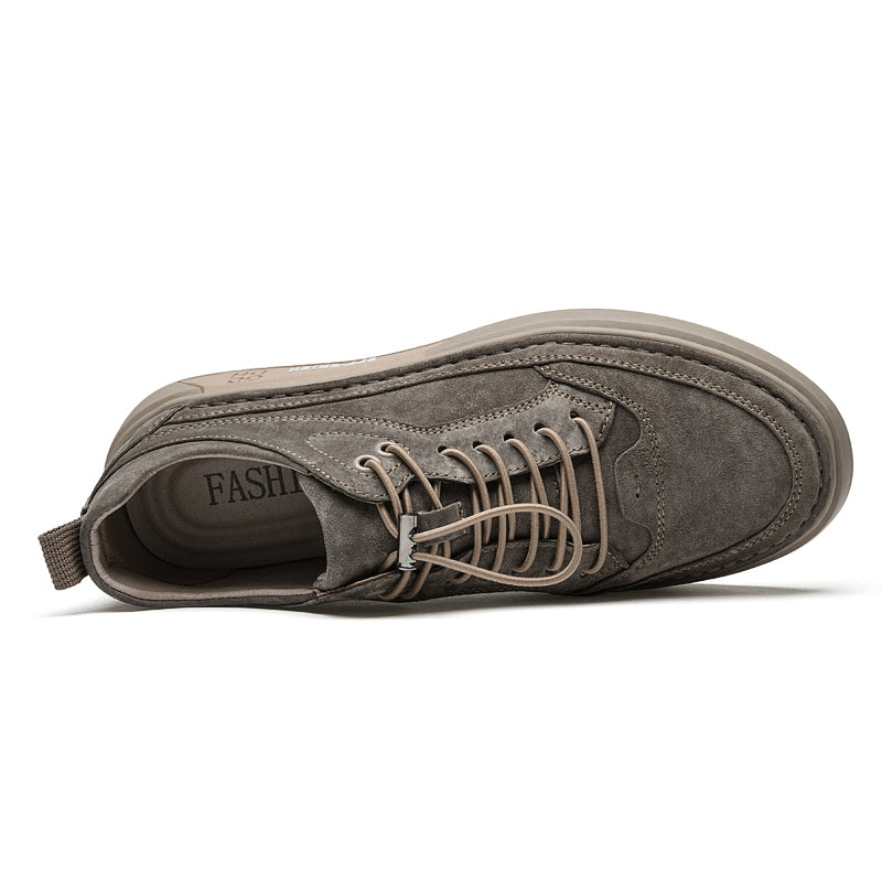 The Toscano - Genuine Leather Casual Sneakers - Ashour Shoes