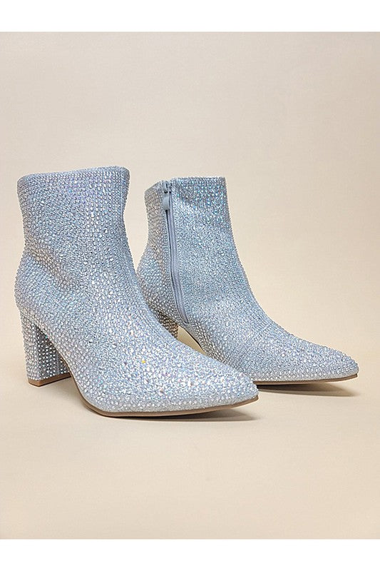 ICEBERG - Glitter High Heels Booties for Women - Ashour Shoes