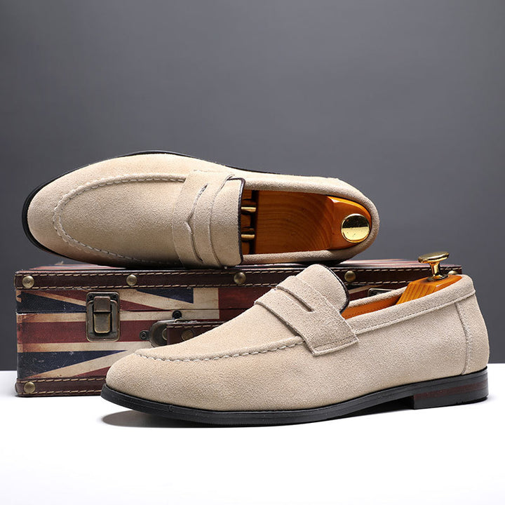 Nubuck - Casual Loafers for Men - Ashour Shoes