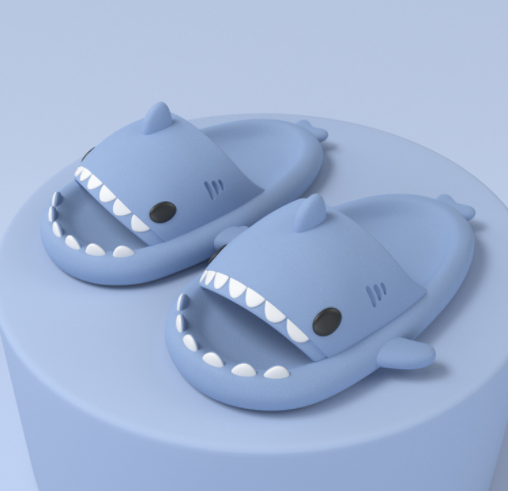 Shark Fins - Adult's Slippers Indoor/Outdoor Funny Shark Slippers