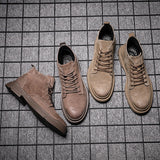 The Martinelli - Leather Ankle Boots For Men - Fall/Winter Boots - Ashour Shoes