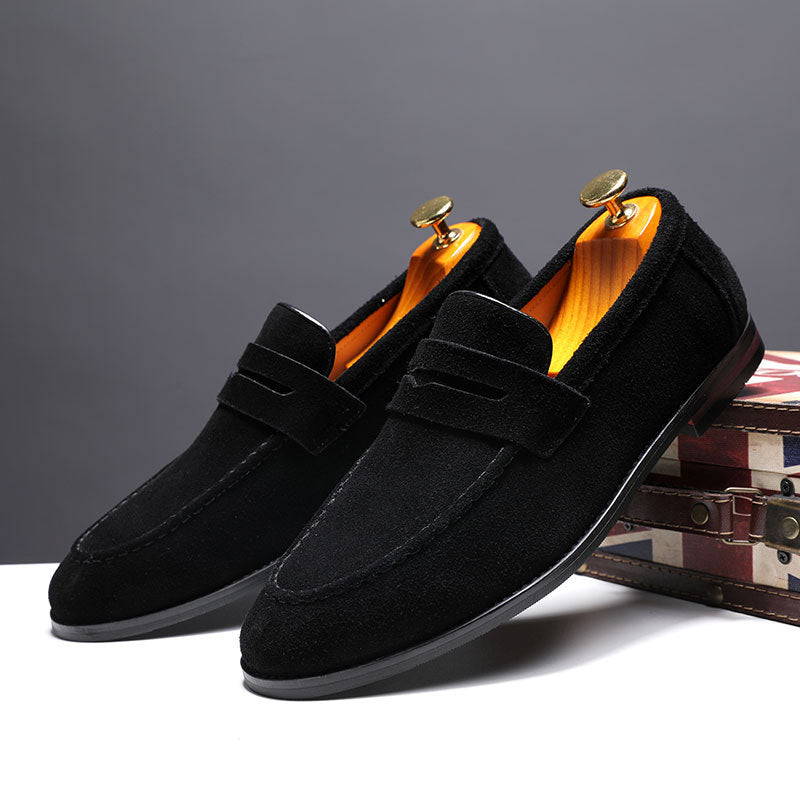 Nubuck - Casual Loafers for Men - Ashour Shoes