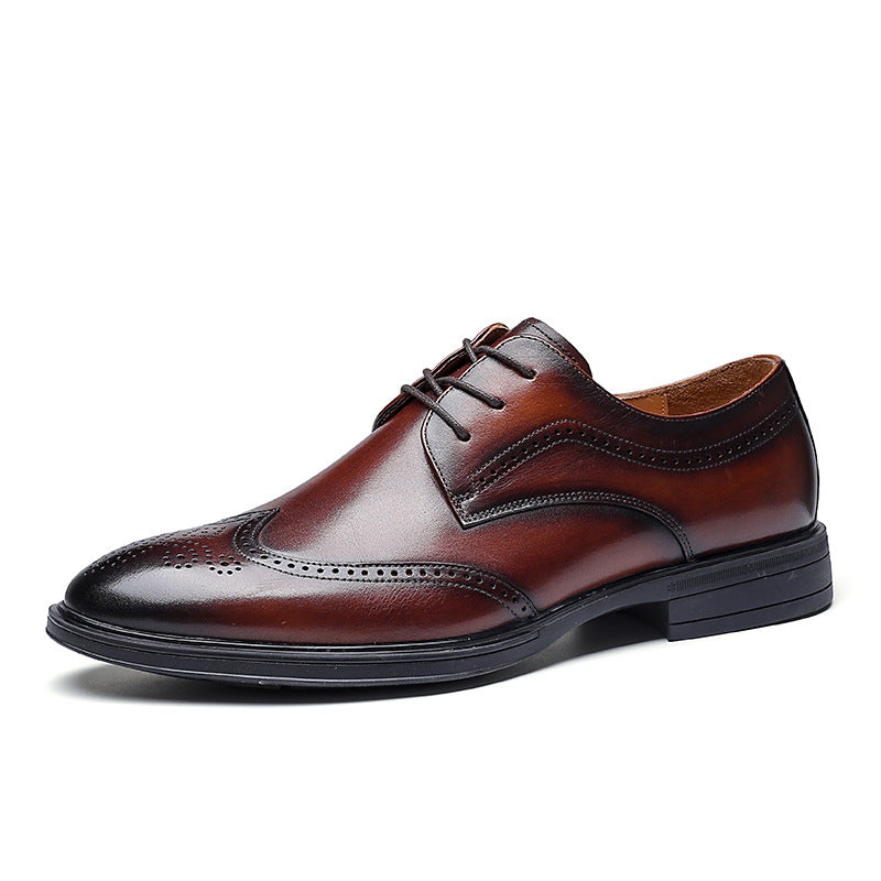 Sabino Deck - Men's Leather Derby Dress Shoes - Ashour Shoes