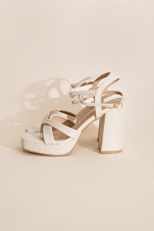 VALOR - CROSS ANKLE STRAP Sandals For women - Ashour Shoes