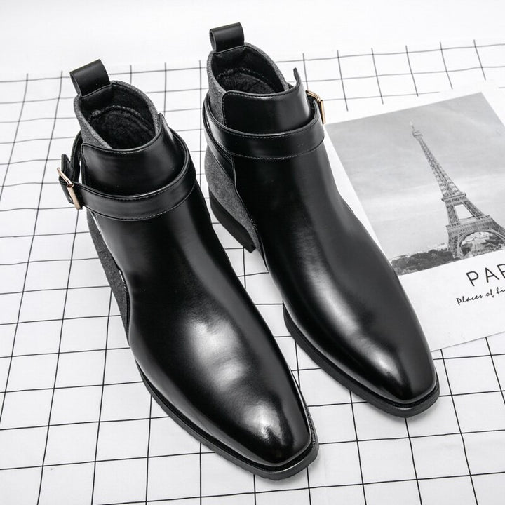 La Officina - Monk-Strap Detail Ankle Boots - Leather Boots For Men