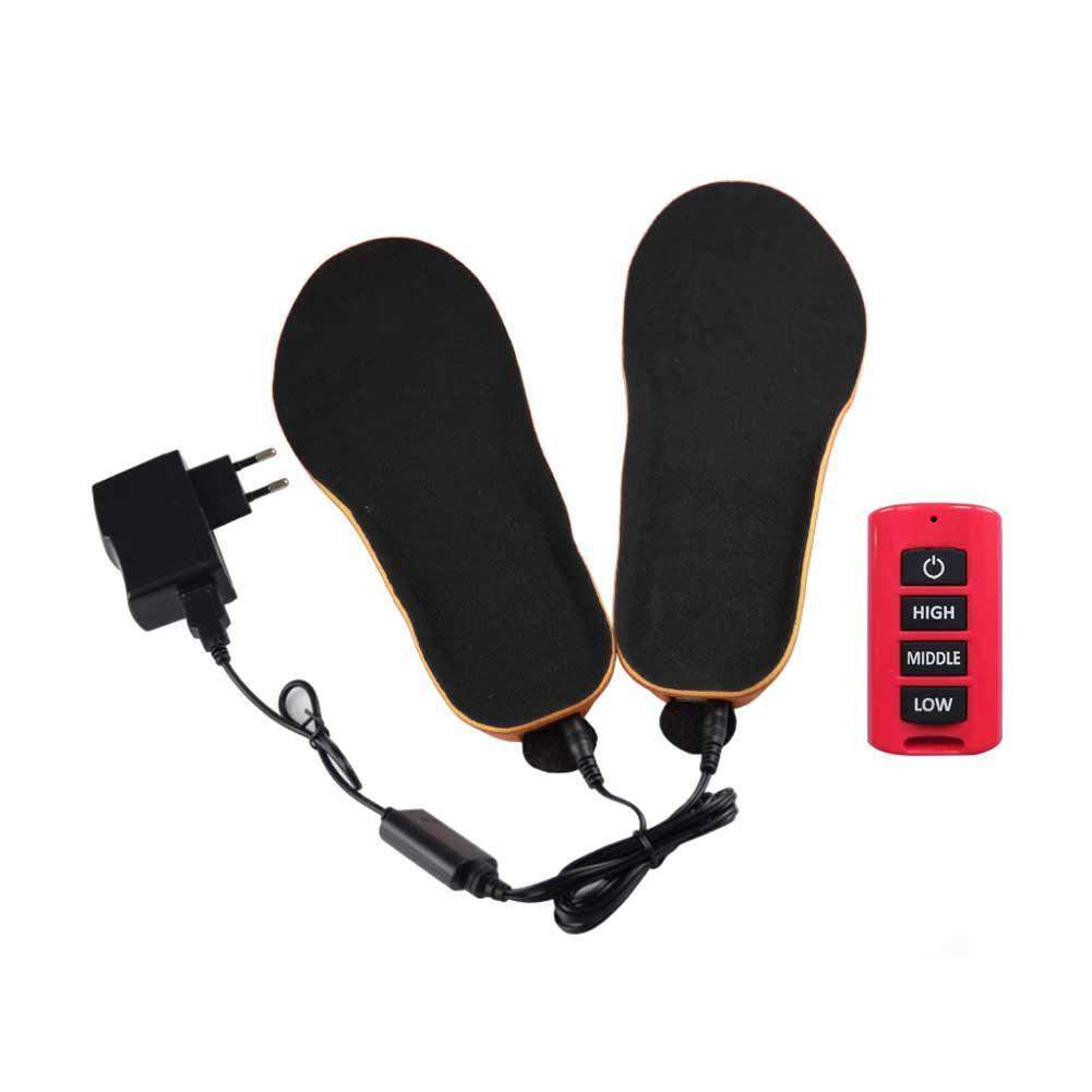 Remote Control Heated shoe Insoles - Electric Foot Warming Pad - Ashour Shoes