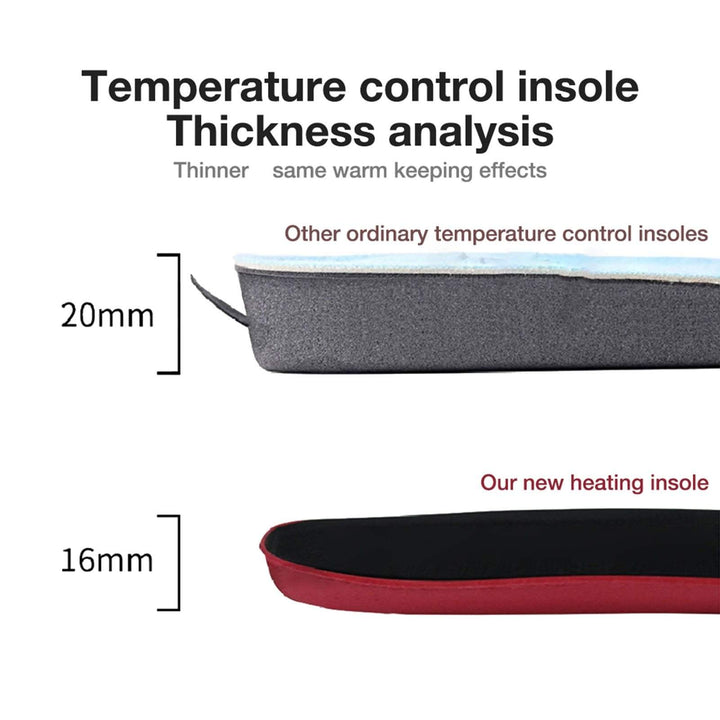 Remote Control Heated shoe Insoles - Electric Foot Warming Pad