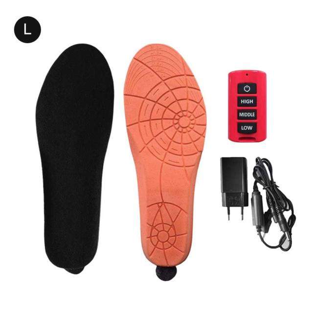 Remote Control Heated shoe Insoles - Electric Foot Warming Pad - Ashour Shoes