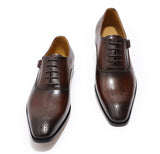 The Ralpino - Monkstrap Oxfords Crossover Leather Oxford - Ashour Shoes