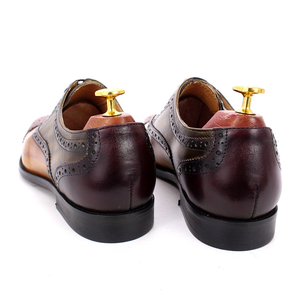 il Gestore - Handmade Luxury Men's Oxford Dress Shoes - Multi Color