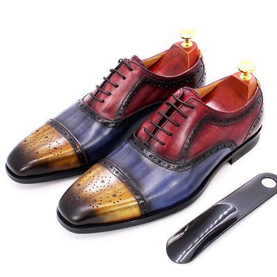 il Gestore - Handmade Luxury Men's Oxford Dress Shoes - Multi Color