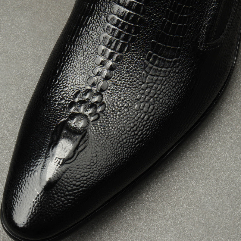 The Scudo - Genuine Leather Loafers For Men. Unique design - Ashour Shoes