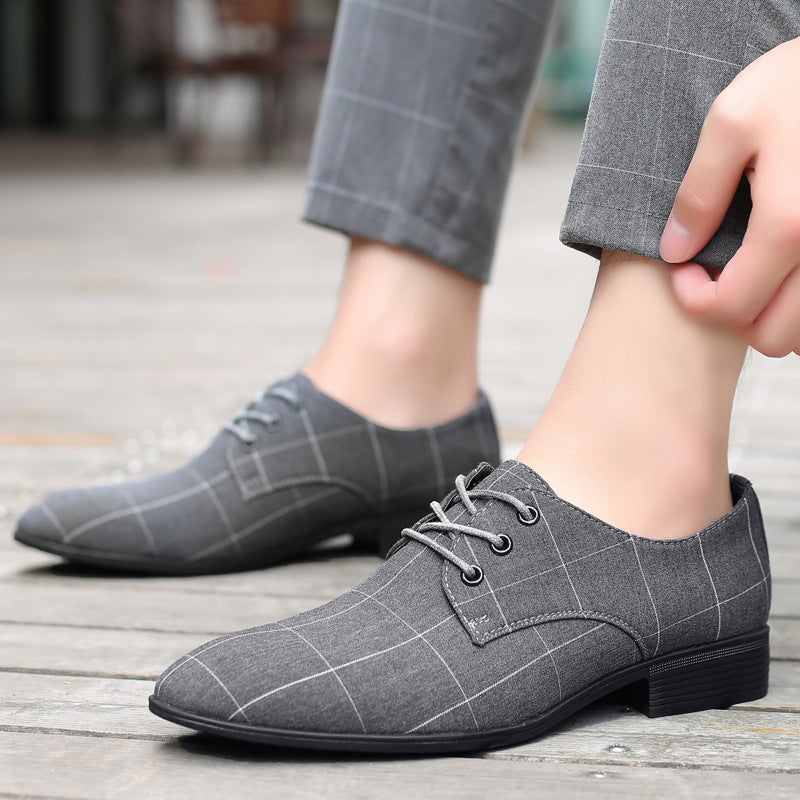 Classic Korean Style Derby Dress Shoes