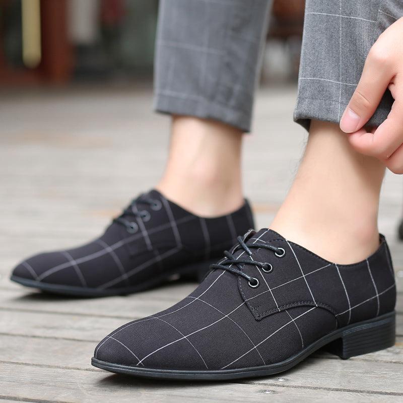 Classic Korean Style Derby Dress Shoes