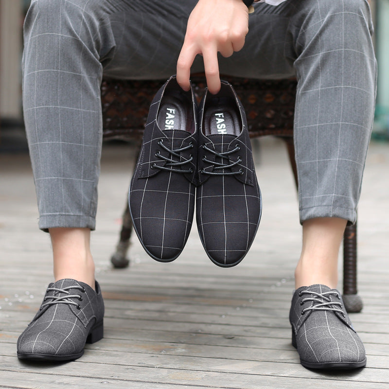 Classic Korean Style Derby Dress Shoes