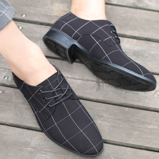 Classic Korean Style Derby Dress Shoes