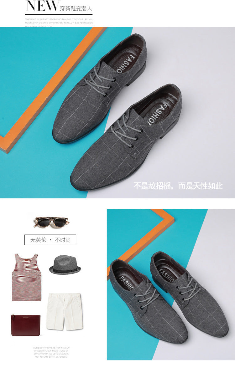 Classic Korean Style Derby Dress Shoes