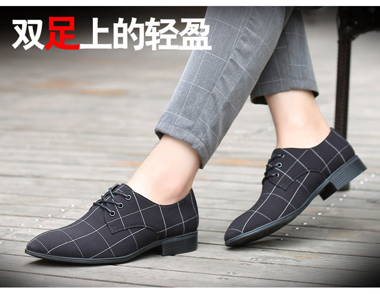 Classic Korean Style Derby Dress Shoes