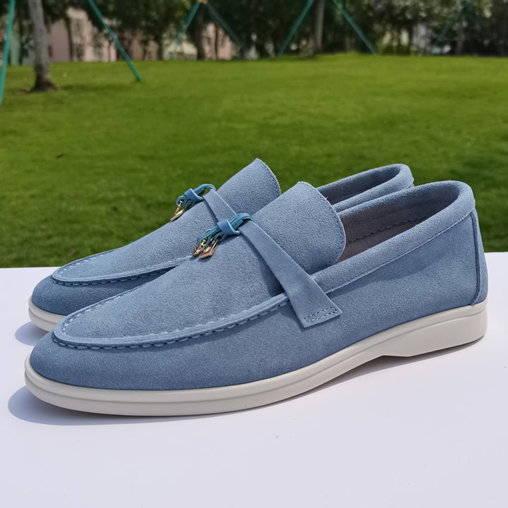 Women's Suede Slip On Loafers