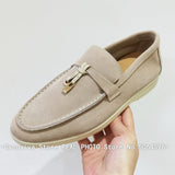 Zuoki 2 - Women's Suede leather Slip On tassel Loafers - Ashour Shoes