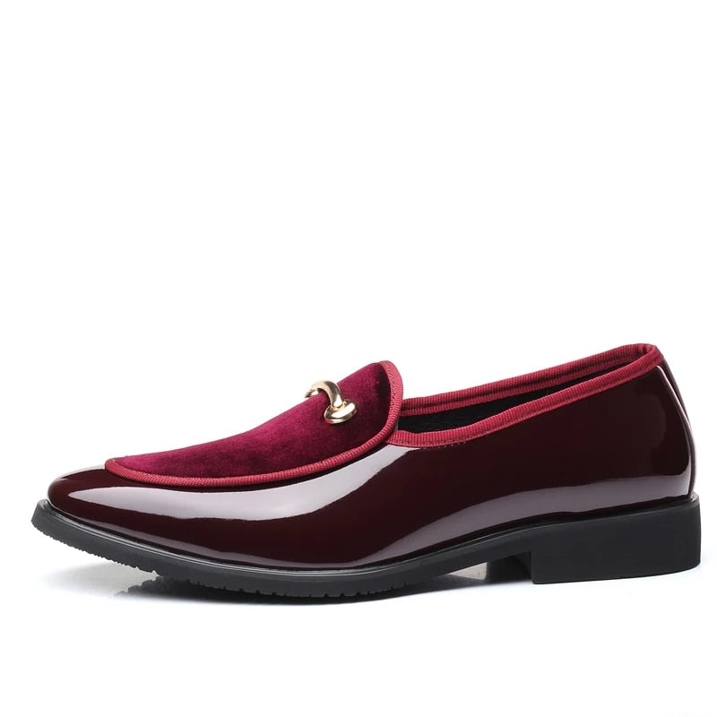 il Lusso - Patent Leather Loafers/Moccasins for Men( Best seller) - Ashour Shoes