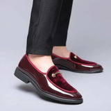 il Lusso - Patent Leather Loafers/Moccasins for Men( Best seller) - Ashour Shoes