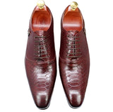 il quadrone - Men's Leather Square Toe Business Dress Shoes - Ashour Shoes